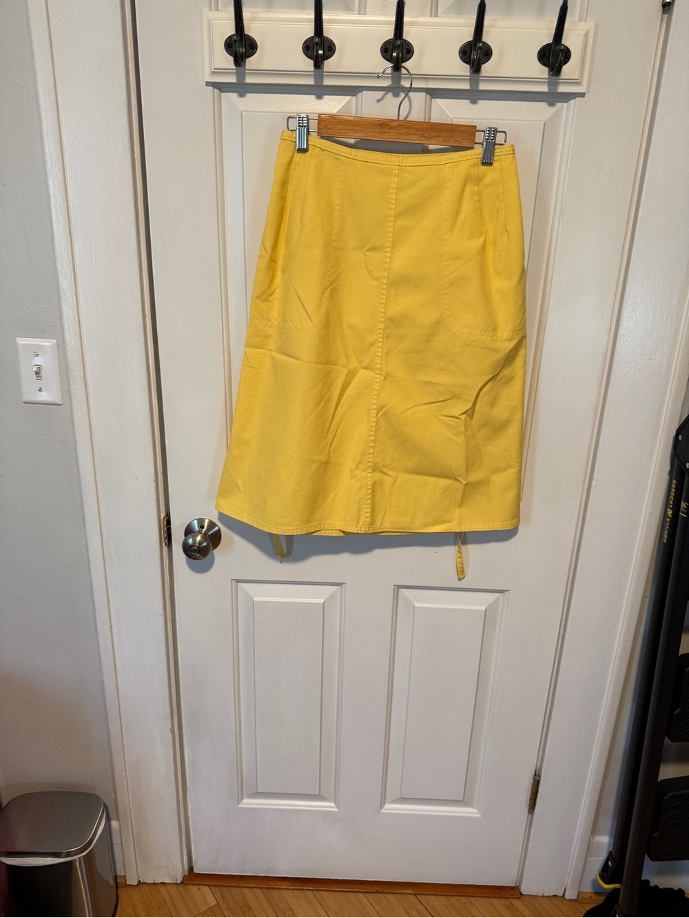 Vintage Koret Yellow Women’s A-Line Wrap Skirt